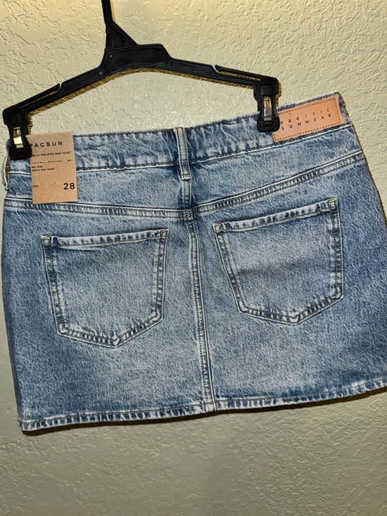 PacSun Dresses & Skirts - PacSun Light Wash Denim Mini Skirt - Light Blue